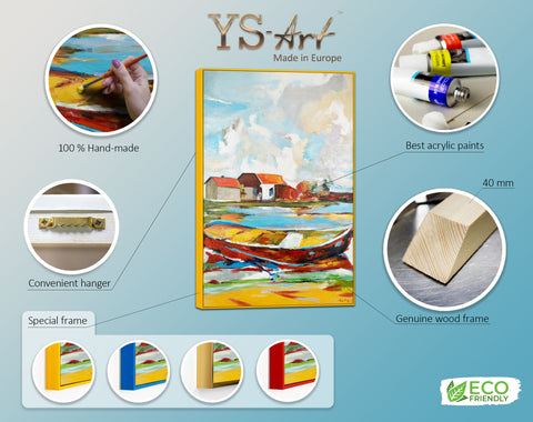 Infographic of art painting Tidal inspiration