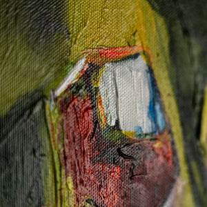 painting with acrylic on canvas