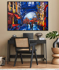 abstract painting for office landscape artwork