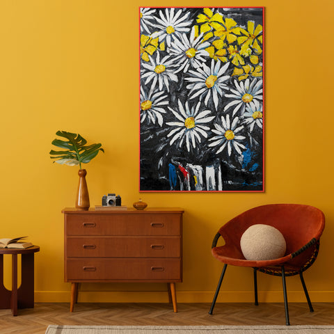 art unique wall artwork with acrylic paint