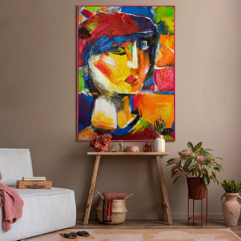 acrylic paintings of women