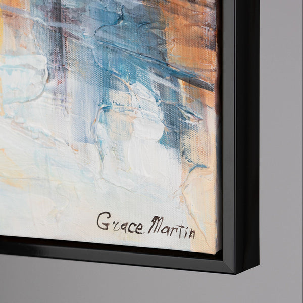 The painting "Space and Rhythm" - architecture with an atmosphere of movement