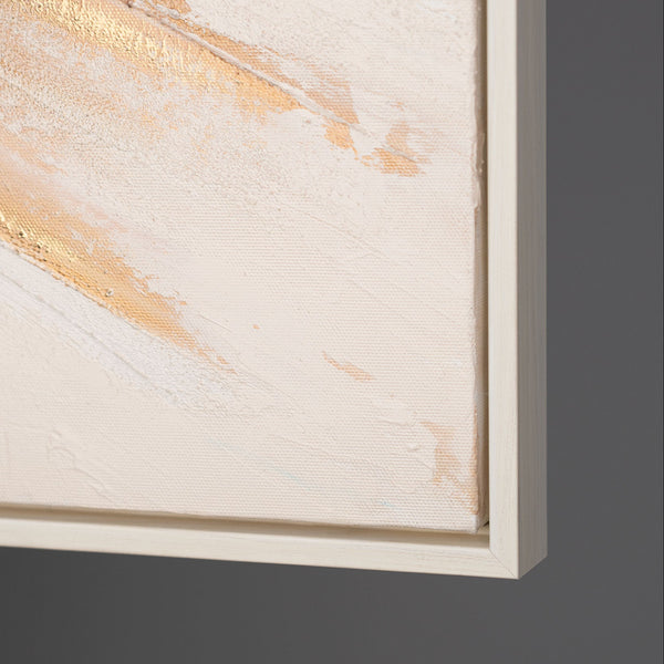 The painting "Impulse" is an abstract explosion of color and energy
