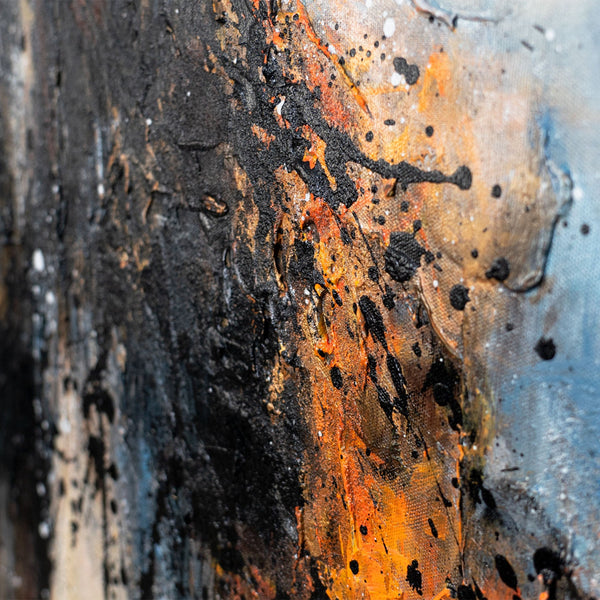 The painting "Element of Femininity" is an abstract feminine power