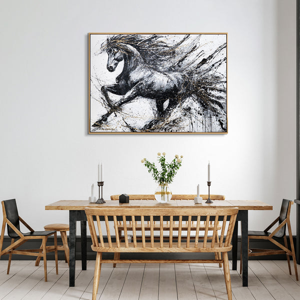 The painting "Energy of Speed" - dynamics and strength in every movement