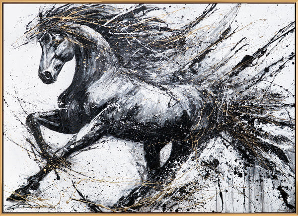 The painting "Energy of Speed" - dynamics and strength in every movement