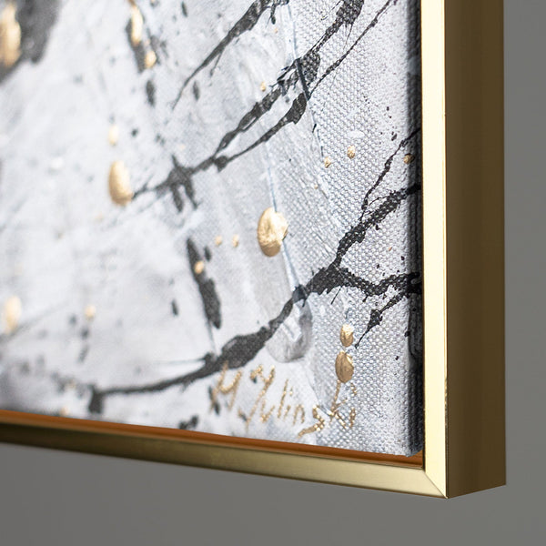 The painting "Branches of Feelings" is an abstract symbol of unity