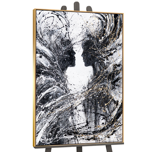 The painting "Branches of Feelings" is an abstract symbol of unity