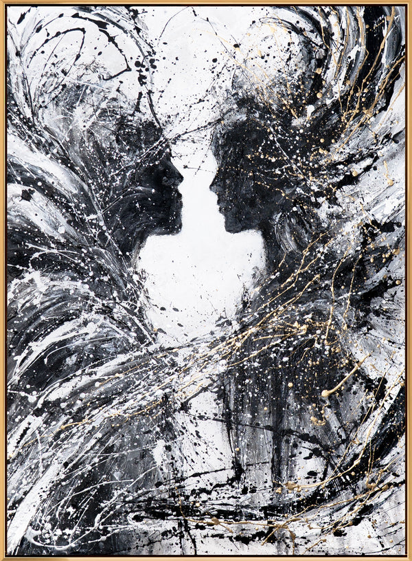 The painting "Branches of Feelings" is an abstract symbol of unity