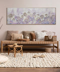 framed wall art for living room dandelion meadow 