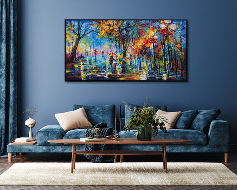 abstract landscape painting