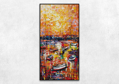 handmade decorative wall hangings acrylic paintings for sale