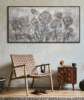 painting wall decoration dandelion meadow