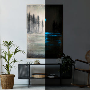 glow in the dark artwork modern picture lights