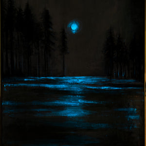acrylic forest picture lights for wall