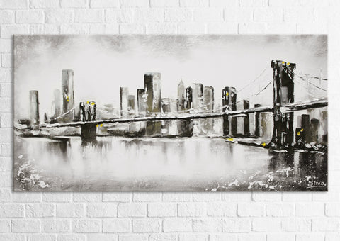 abstract paintings of bridges unique artwork for sale