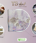 Infographic of art painting Early spring