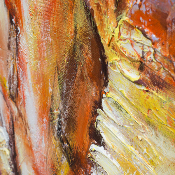 The painting "Carnival" is an abstract scene with dancing figures