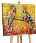 art decorations acrylic parrot painting