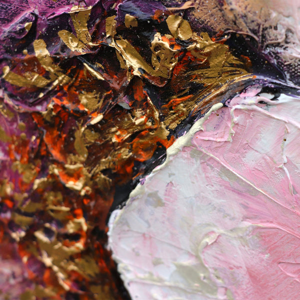 The painting "Peonies" - lush flowers in a delicate golden hue