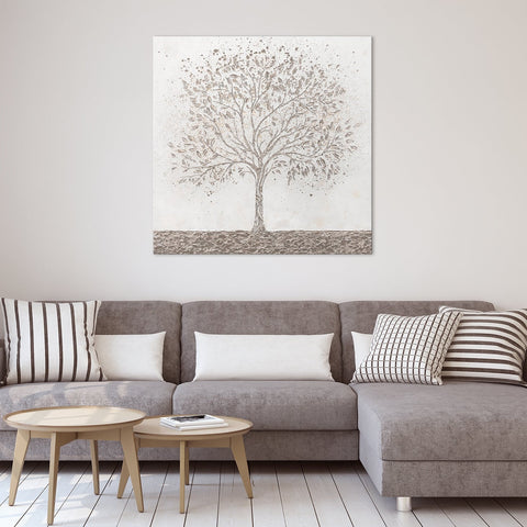 acrylic painting of a tree