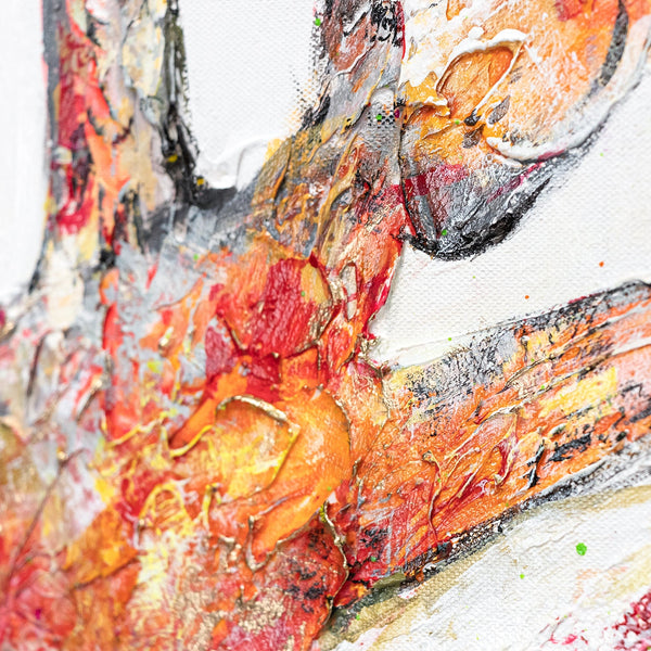 Painting "Bright Ballet" - ballerinas in an explosion of colors