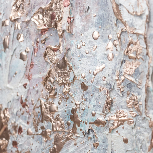 The painting "Ensemble" - a depth of calm with an accent of bronze