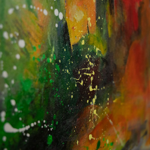 The painting "Istanbul" - oriental architecture in an explosion of colors