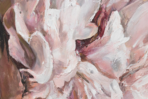 Flower wall art "Bouquet of peonies"