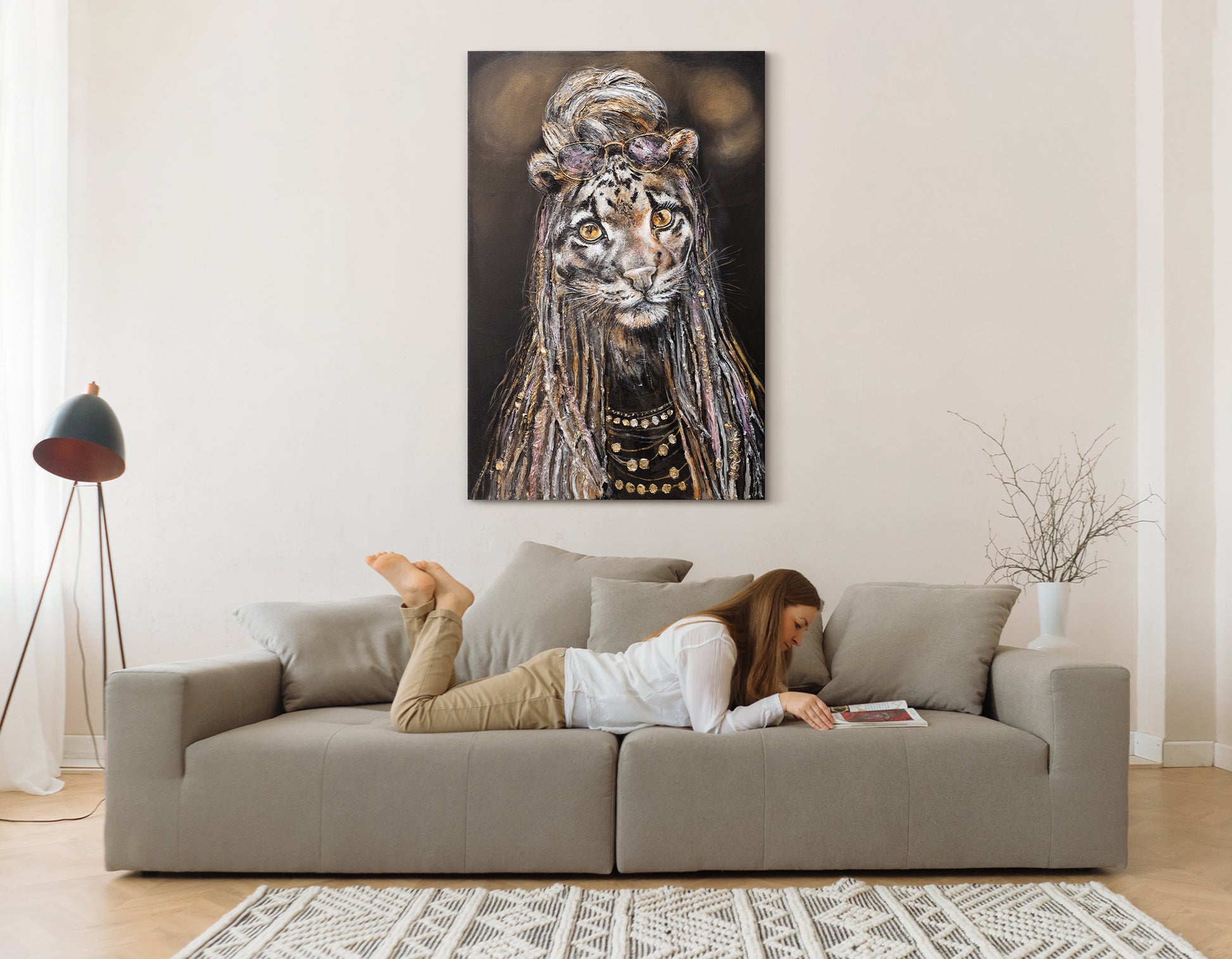 unique painting for living room