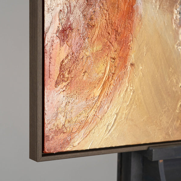 The painting "Element of the Earth" is a textured abstraction with character