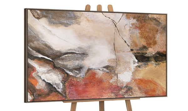 The painting "Element of the Earth" is a textured abstraction with character