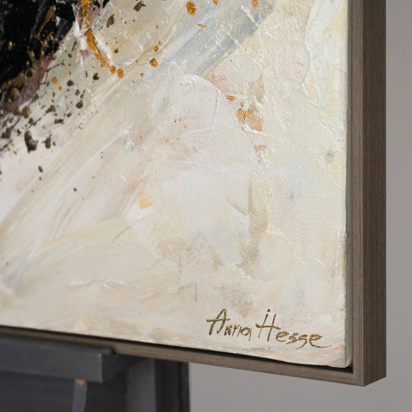 The painting "Strength" is an expressive portrait of a bull