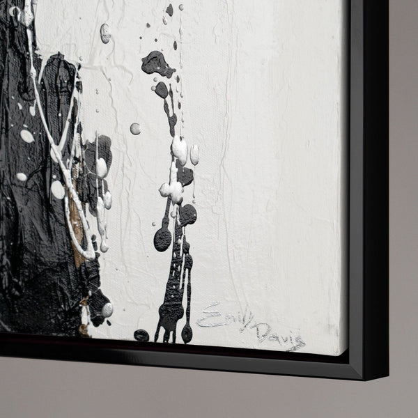 The painting "Urban Rhythm" is an abstraction with the energy of a metropolis