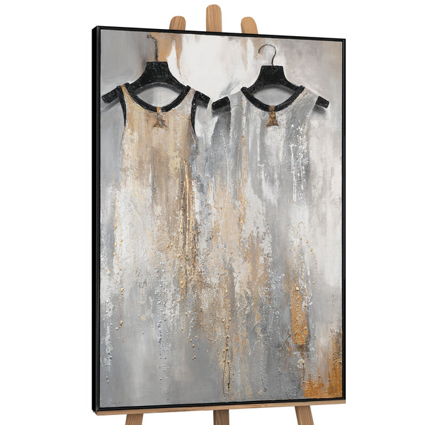 The painting "Couple" is an abstraction on the theme of intimacy