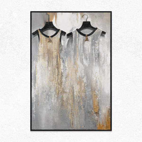 The painting "Couple" is an abstraction on the theme of intimacy