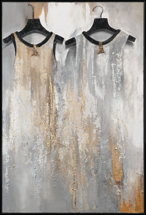 The painting "Couple" is an abstraction on the theme of intimacy