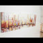 Modern canvas art for living room "Morning in the metropolis"