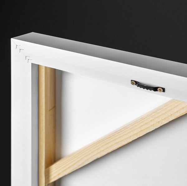 painting with a white frame